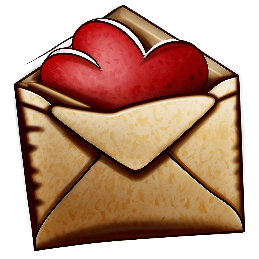 Love Letter Heart Stamp Png Oon97