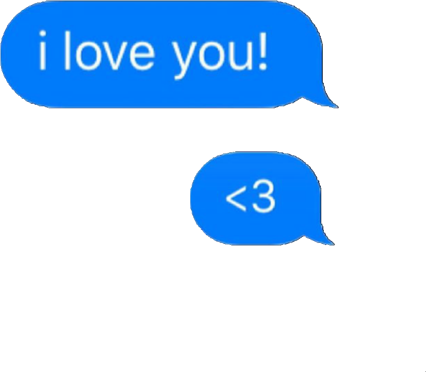 Love Message Heart Emoji Text