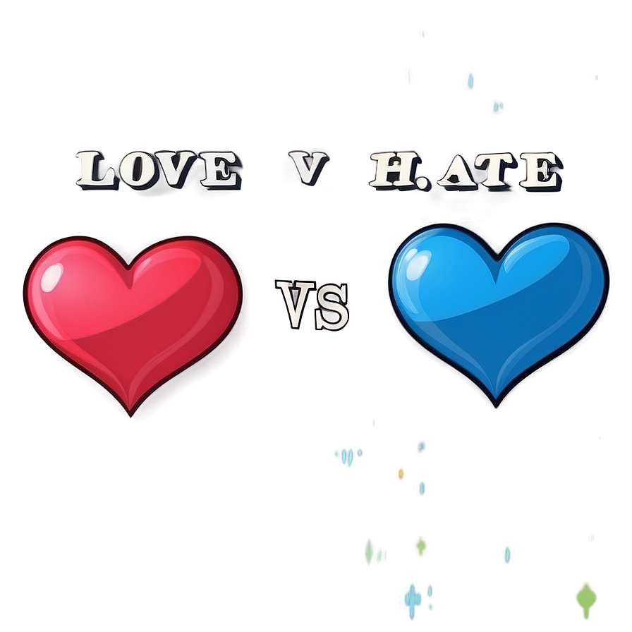 Love Vs Hate Epic Showdown Png Rld43