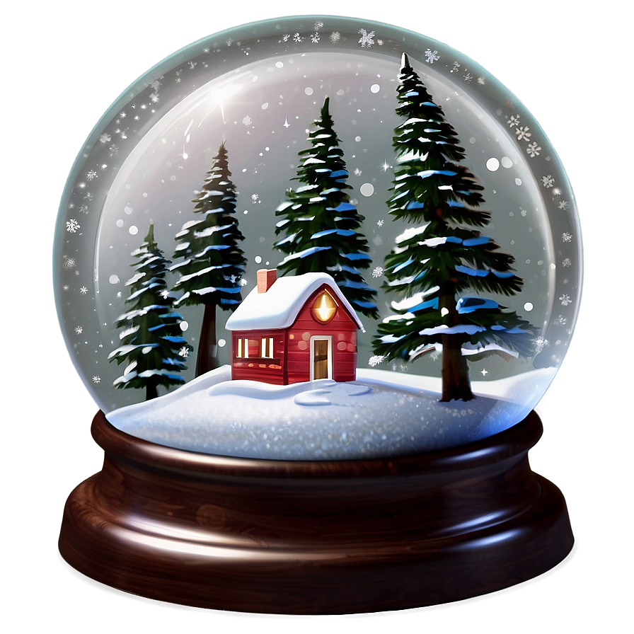 Love You Snow Globe PNG 06112024 PNG with transparent background