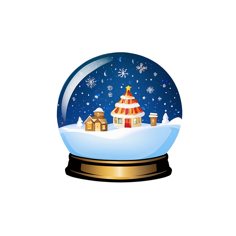 Love You Snow Globe PNG awf PNG with transparent background