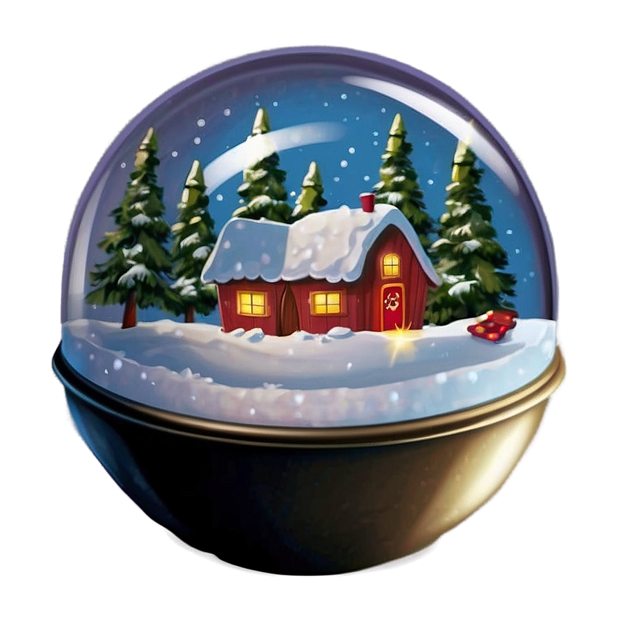 Love You Snow Globe PNG rwt51 PNG with transparent background