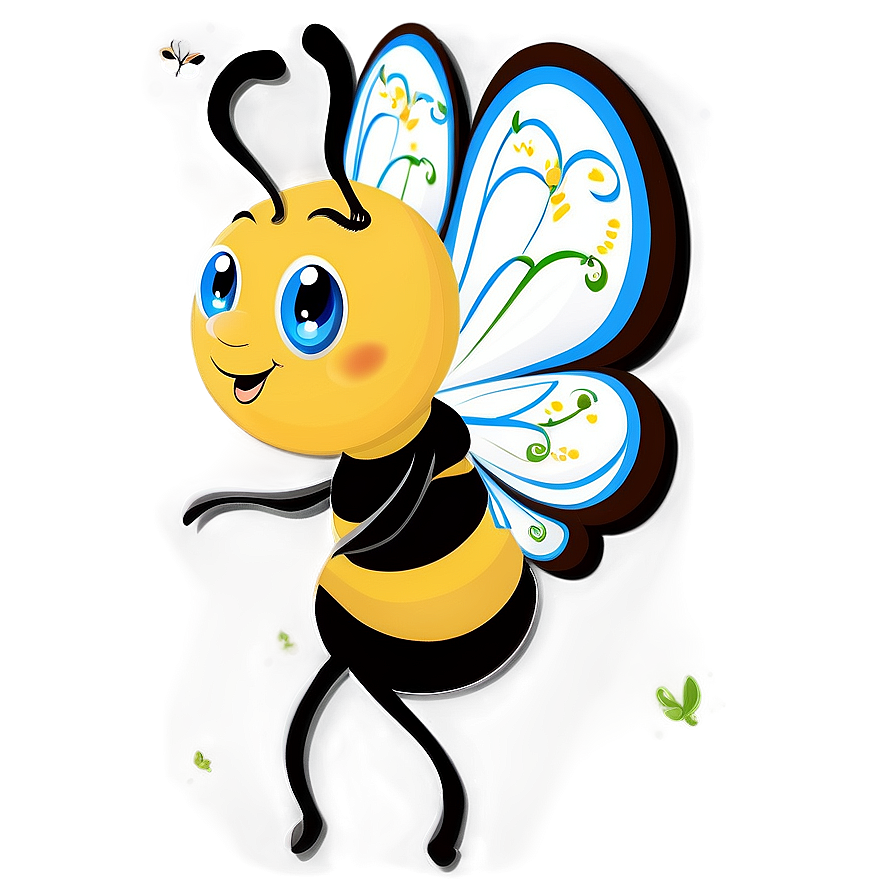 Lovely Bee Graphic Png 06252024