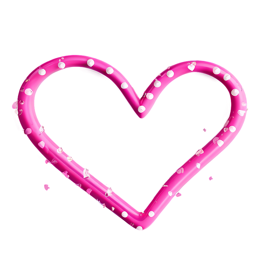 Lovely Pink Hearts Graphics Png 06122024