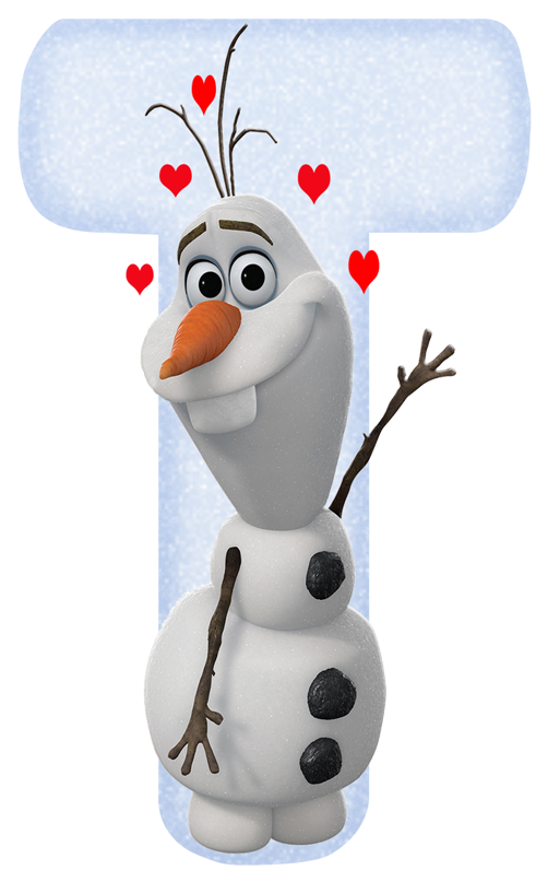 Transparent Frozen Olaf Png - Amoroso Alfabeto Con Olaf, Png Download PNG with transparent background