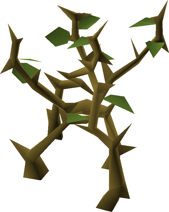 Low Poly Jungle Tree PNG with transparent background