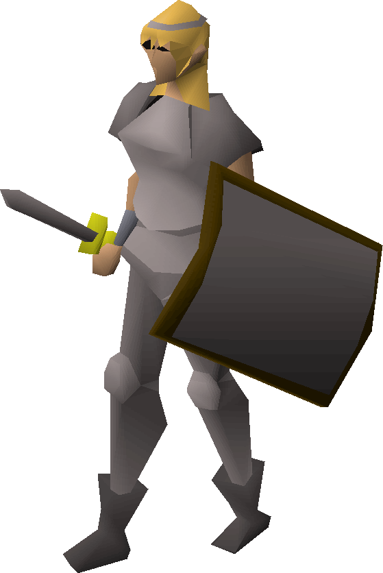 Warrior Women Osrs - Oldschool Runescape Female, HD Png Download PNG image with a transparent background, free high-resolution download