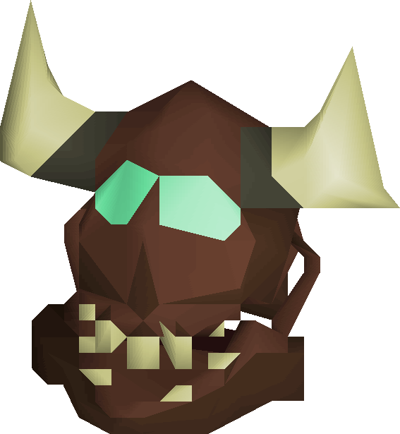 Low Poly Minotaur Head3 D Model