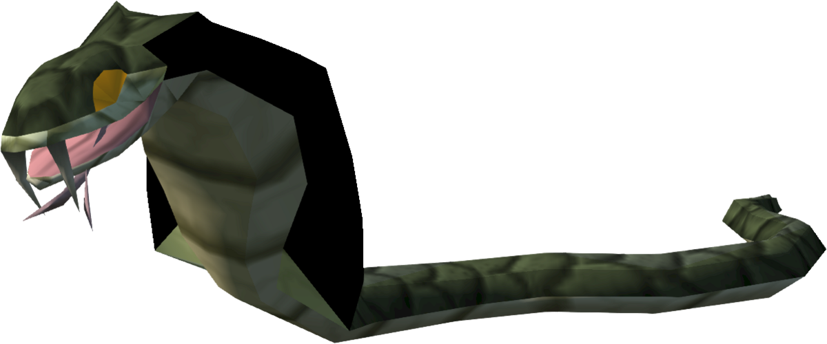 Low Poly3 D Cobra Model