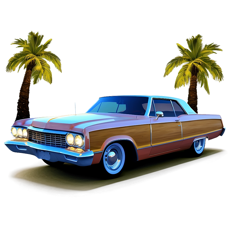 Lowrider At Night Scene Png Ygy4