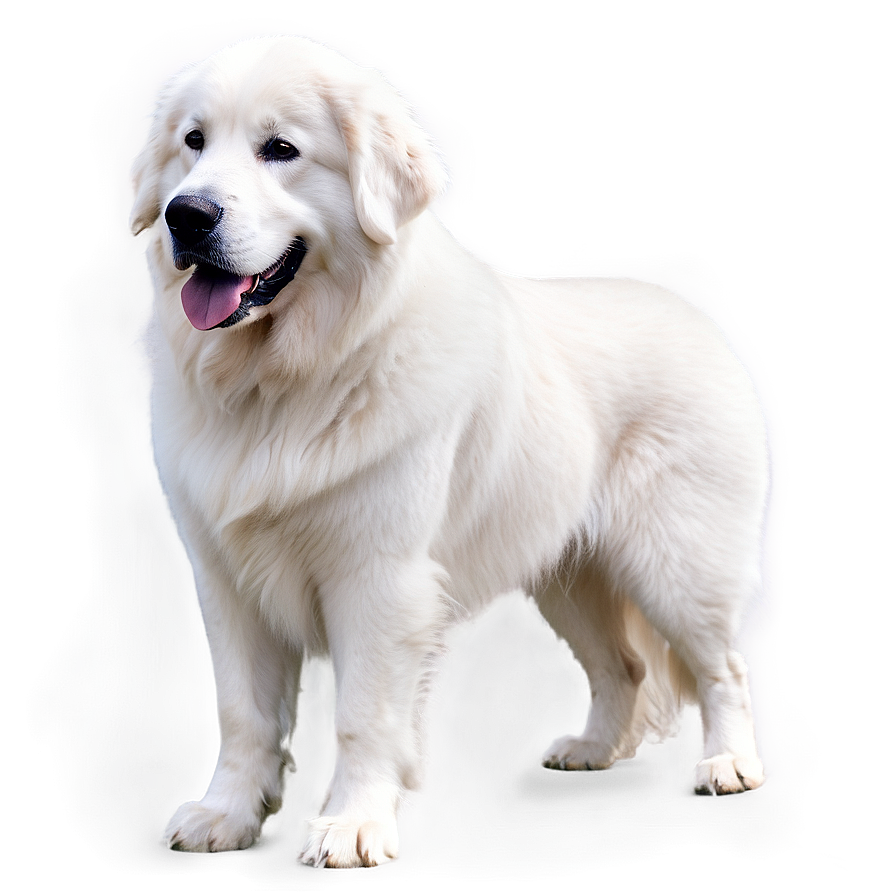 Loyal Great Pyrenees Companion Png 65