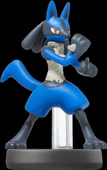 Lucario Amiibo Figure Pose