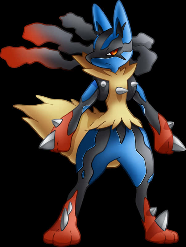 Lucario Pokemon Mega Evolution, HD Png Download PNG with transparent background