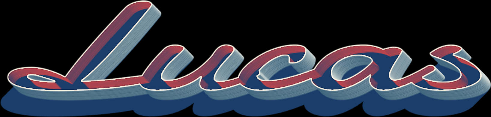 Lucas 3d Letter Png Name - Portable Network Graphics, Transparent Png PNG with transparent background