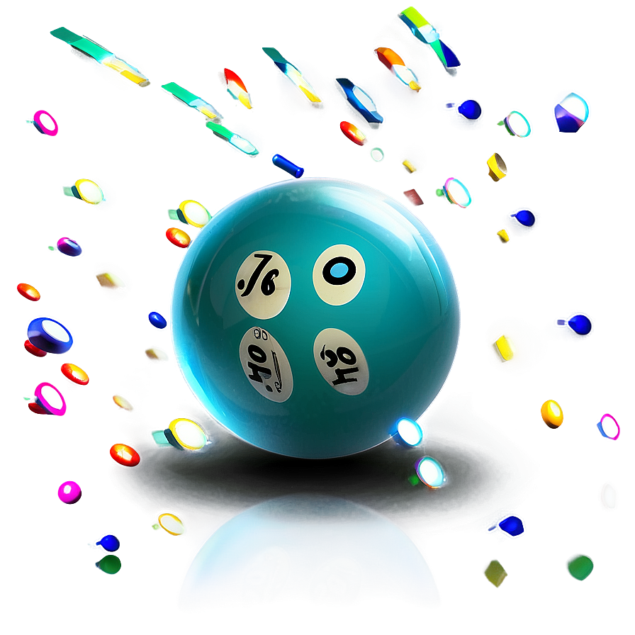 Lucky Lottery Ball Illustration