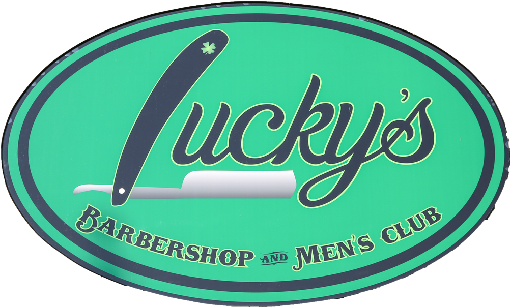 Luckys Barbershop Signage