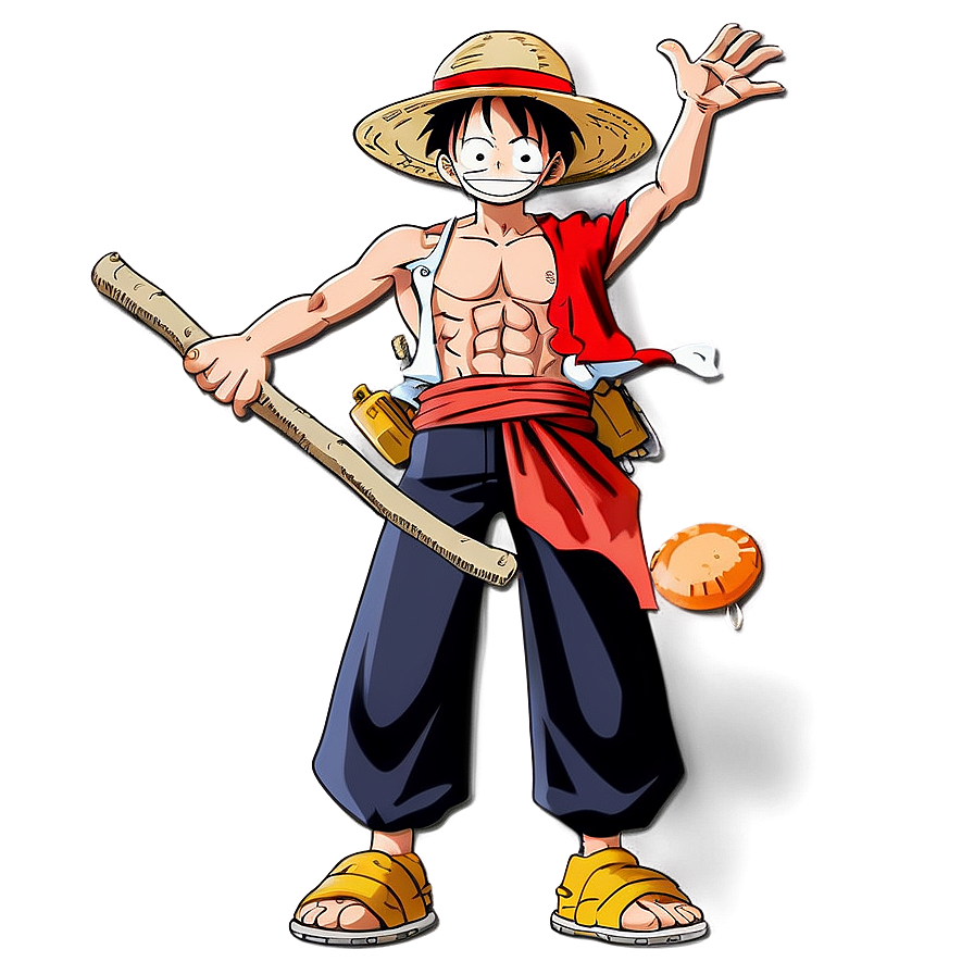 Luffy and Straw Hat Crew PNG bvk34 PNG with transparent background