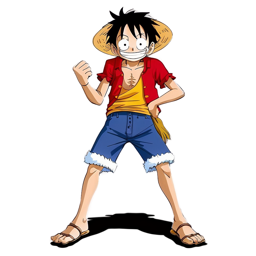 Luffy Haki Activation PNG 28 PNG with transparent background