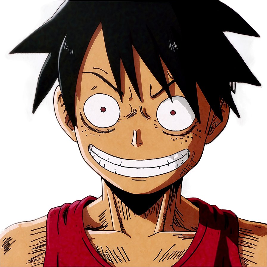 Luffy Haki Activation Scene PNG csr95 PNG with transparent background