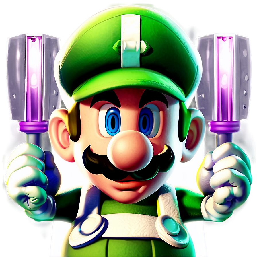 Luigi's Mansion Gamecube Art Png 64