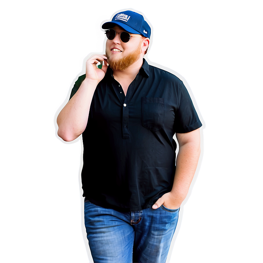 Luke Combs Candid Shot Png 96