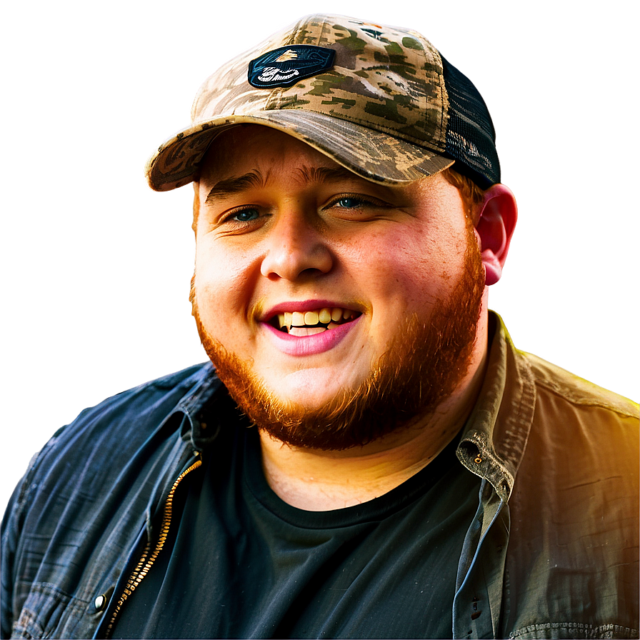 Luke Combs Portrait Png Iua