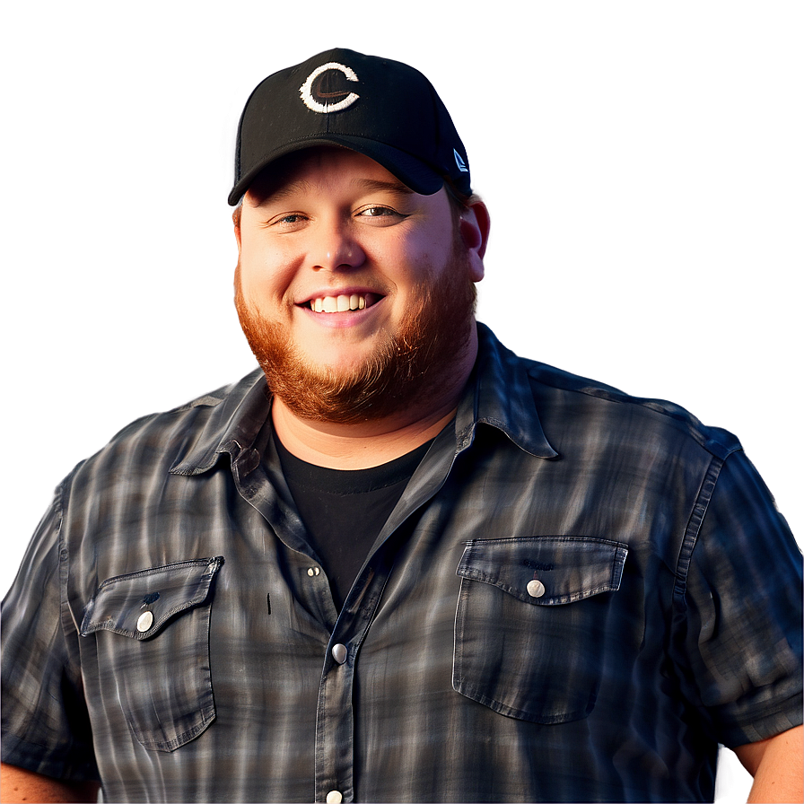 Luke Combs Smiling Png Iho