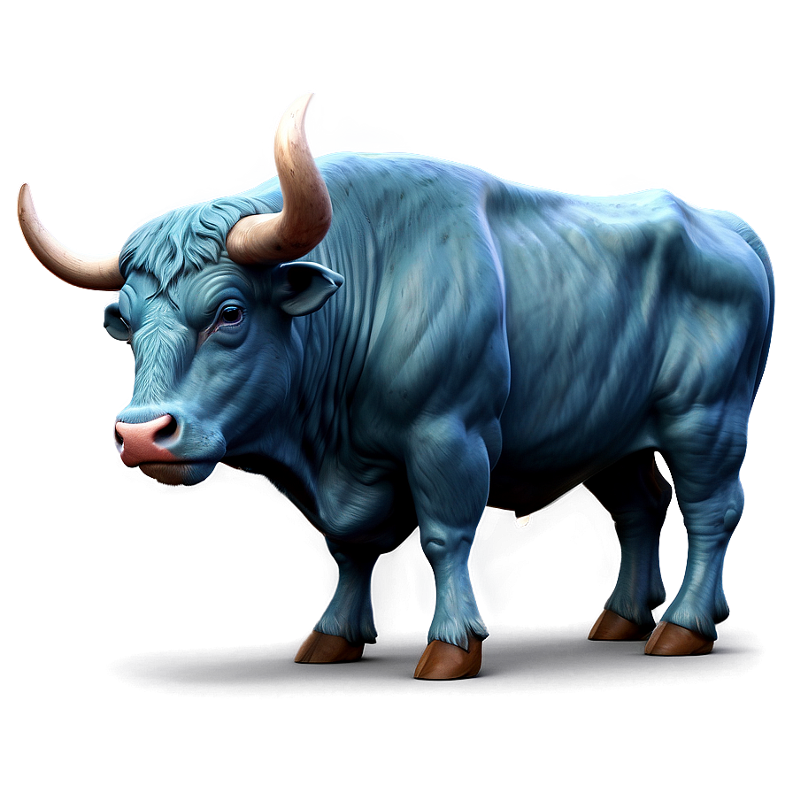 Lumbering Bull Illustration Png Nhf