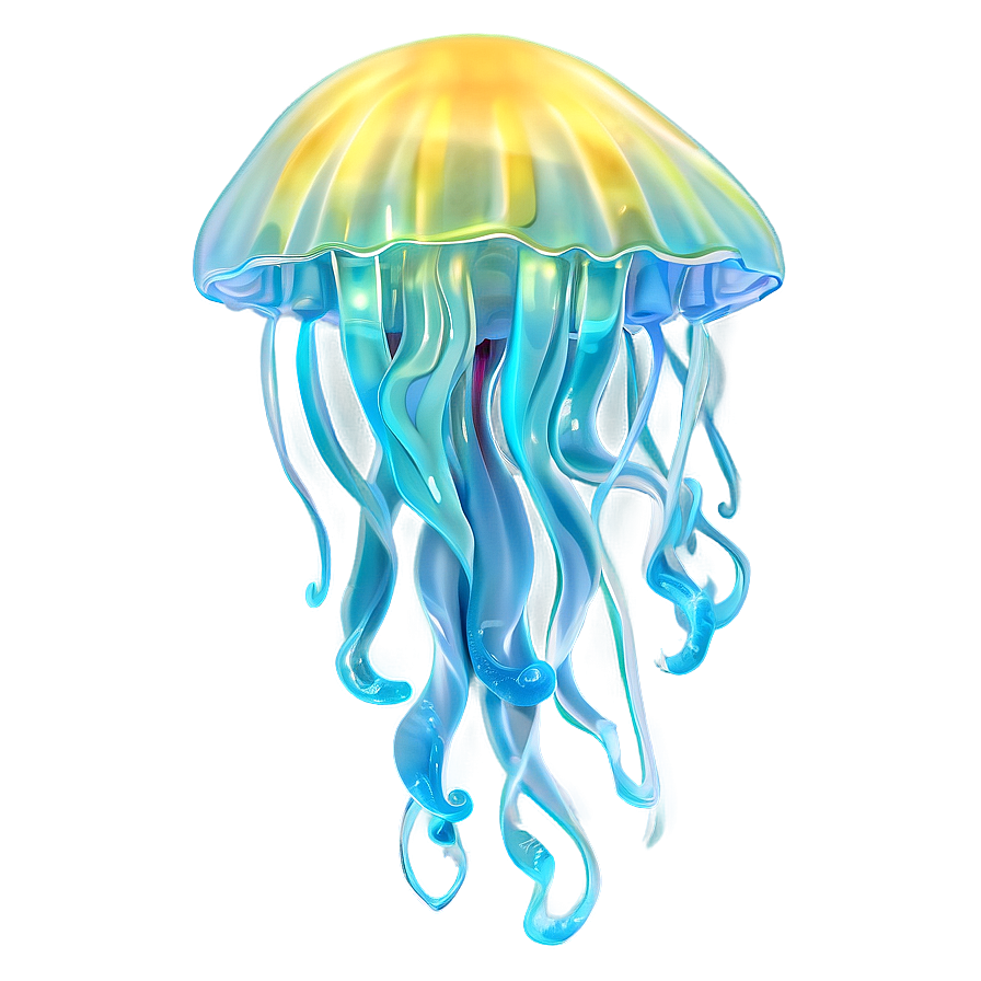 Luminescent Moon Jelly Illustration Png Cla94