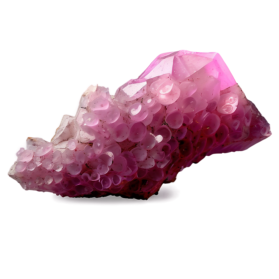 Luminescent Rose Quartz Specimen Png Ssa