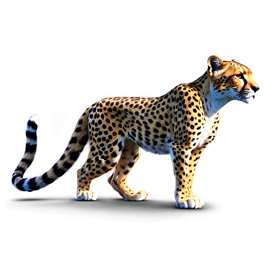 Luminous Cheetah Aura Png 06112024