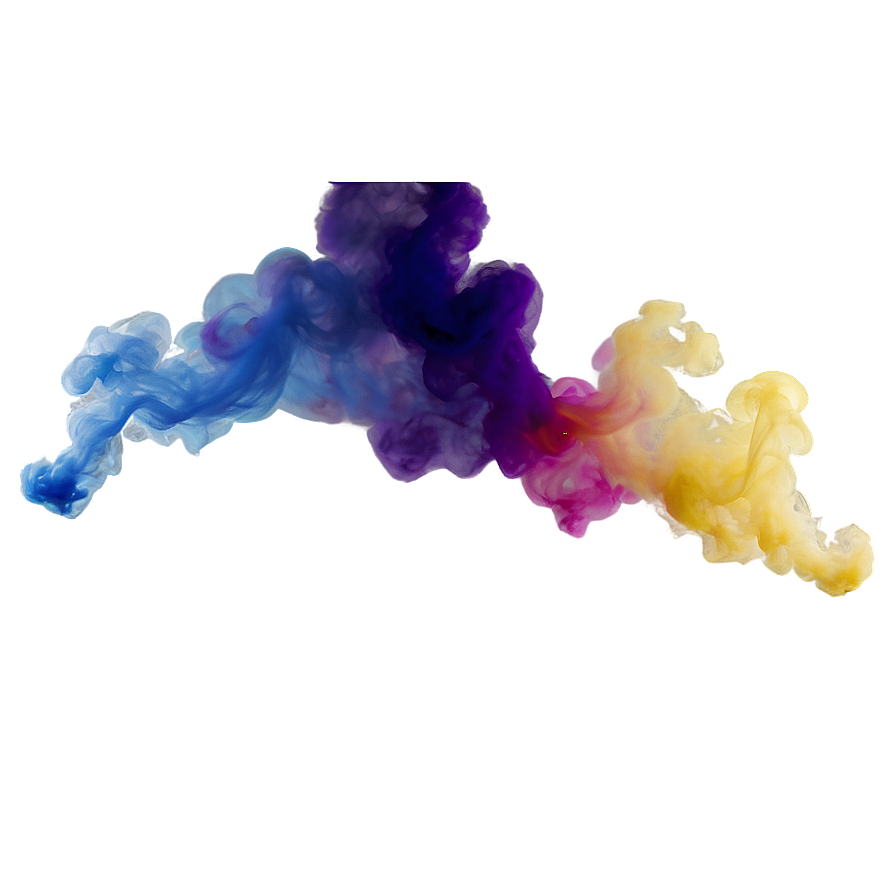 Luminous Color Smoke Swathe Png Nia