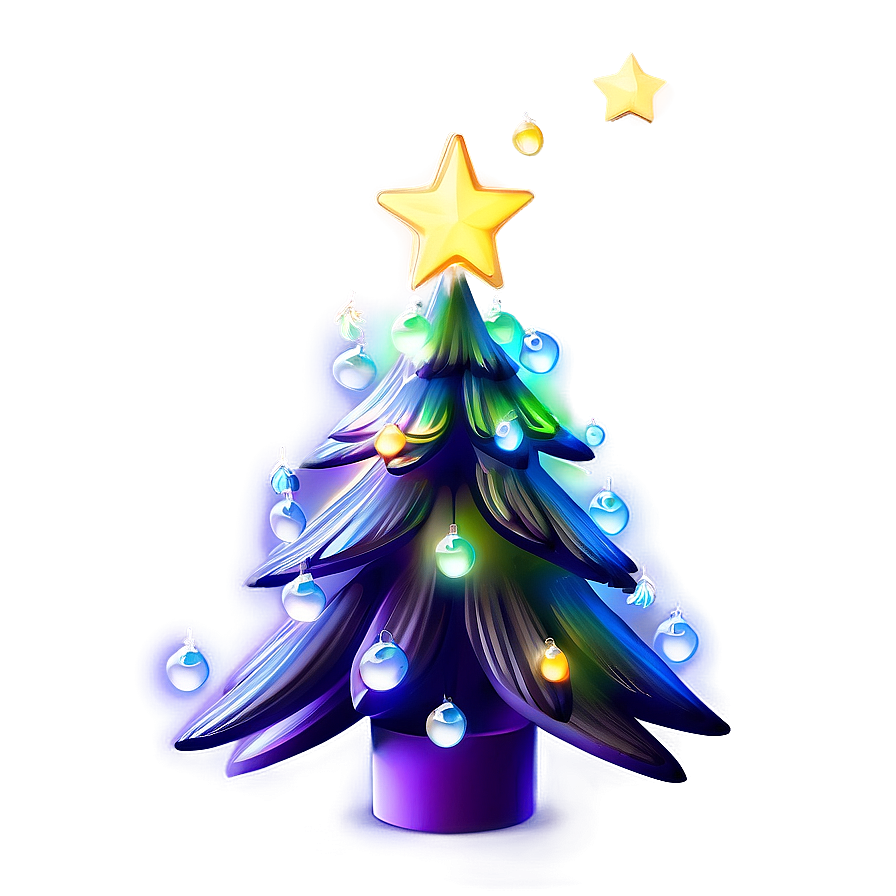 Luminous Cute Christmas Tree Decoration Png Bpj2