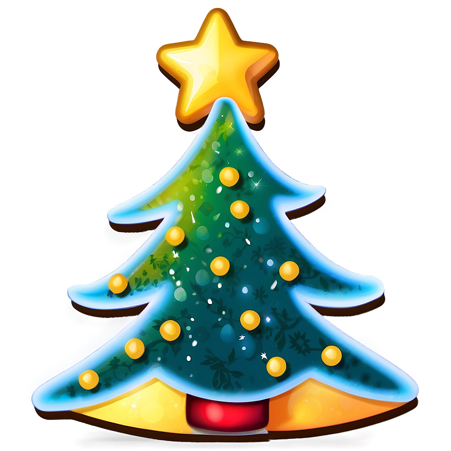 Luminous Cute Christmas Tree Decoration Png Vtc17