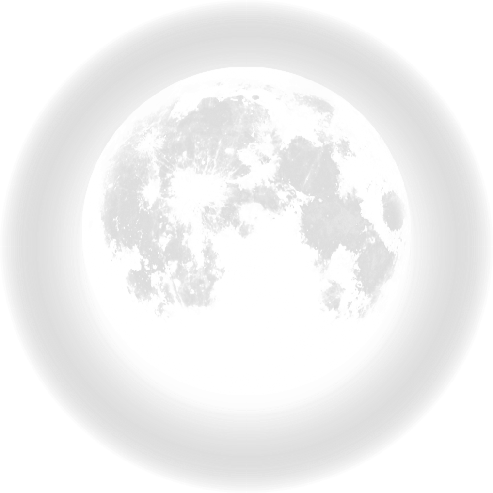 Ftestickers Sky Moon Glowing Blackandwhite - Moon Png Full Hd, Transparent Png PNG with transparent background
