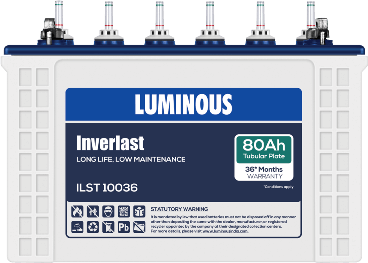 Inverter Battery Png File - Luminous 100ah Tubular Battery, Transparent Png PNG with transparent background