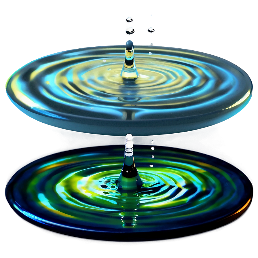 Luminous Water Ripple Png Bxt