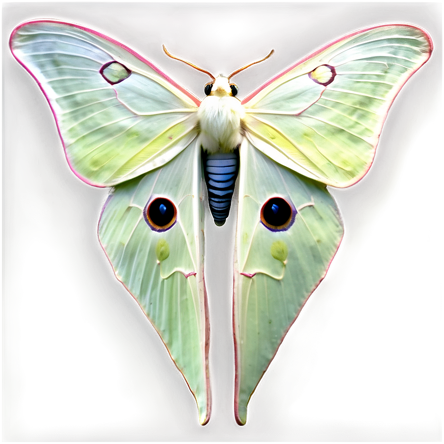 Luna Moth PNG 2 PNG image with a transparent background, free high-resolution download