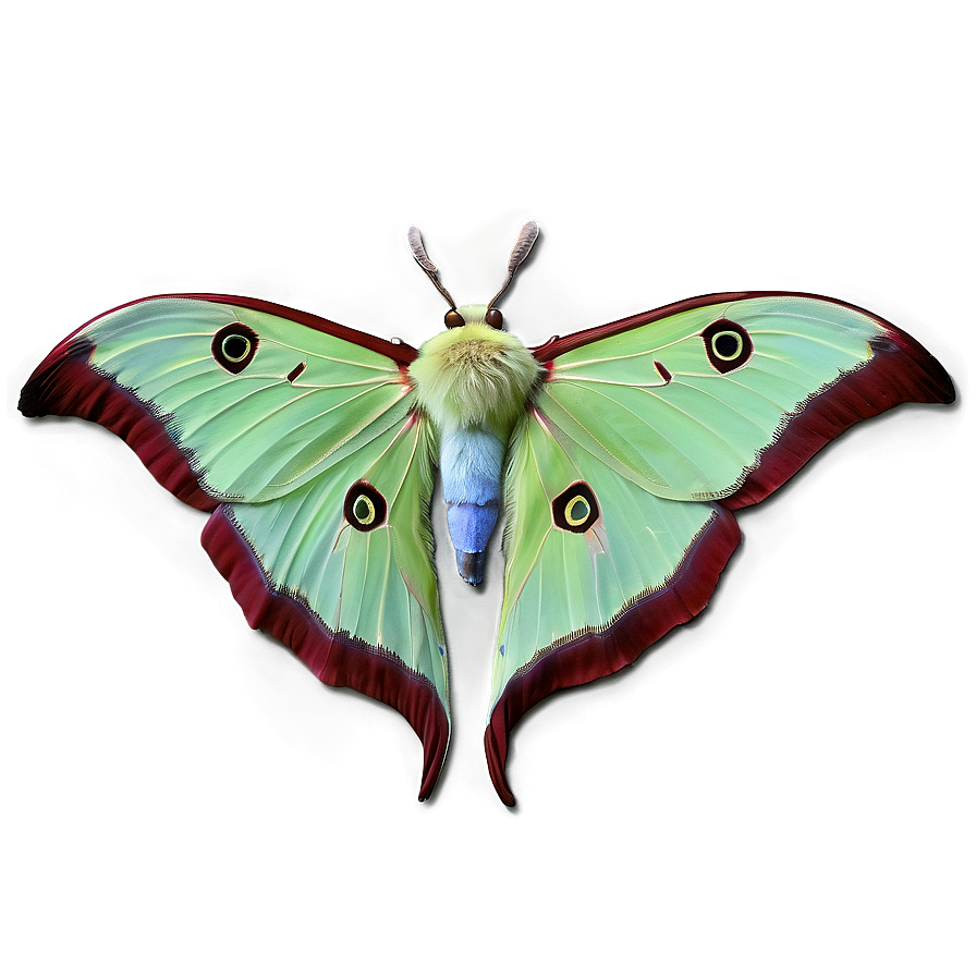 Luna Moth PNG gal PNG image with a transparent background, free high-resolution download