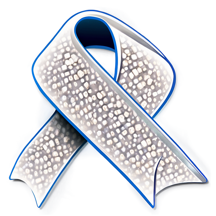 Lung Cancer Advocacy Ribbon Png 2