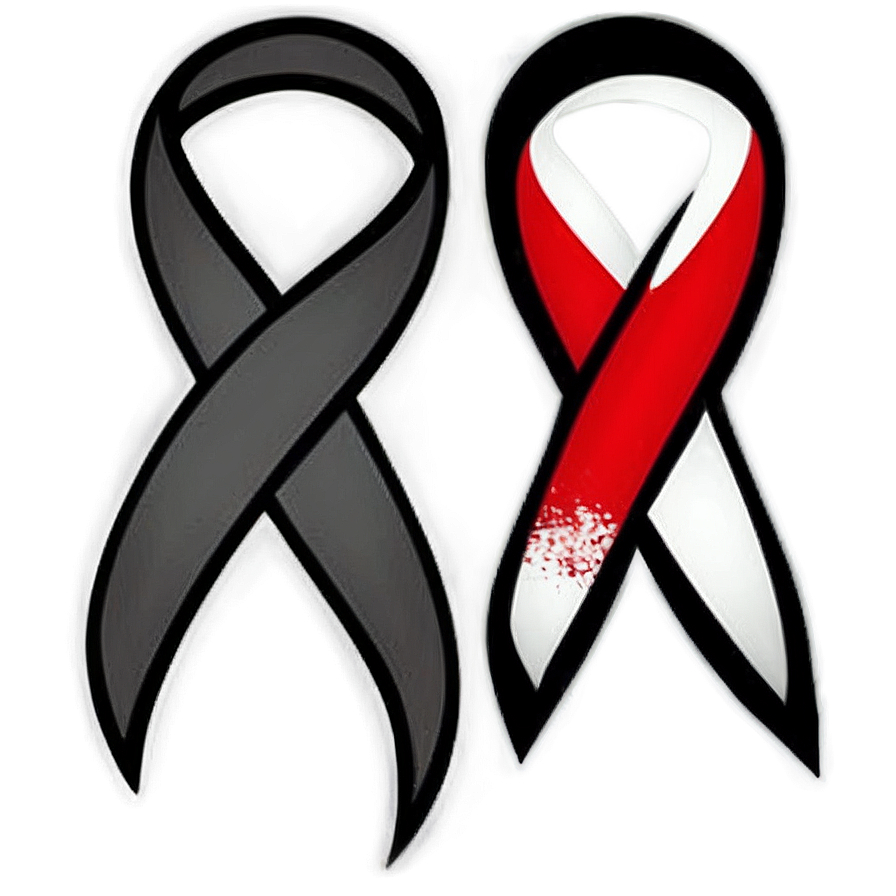 Lung Cancer Awareness Ribbon Png 34