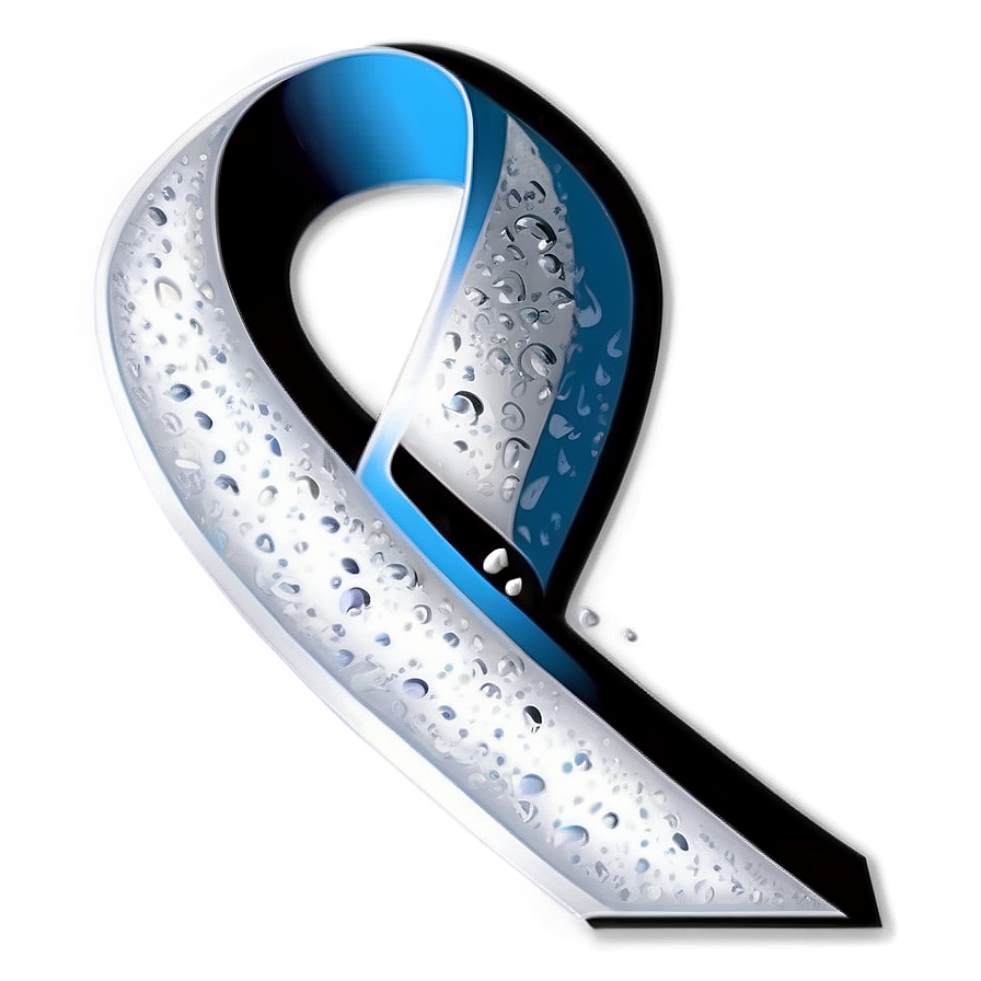 Lung Cancer Ribbon With Teardrop Png 73