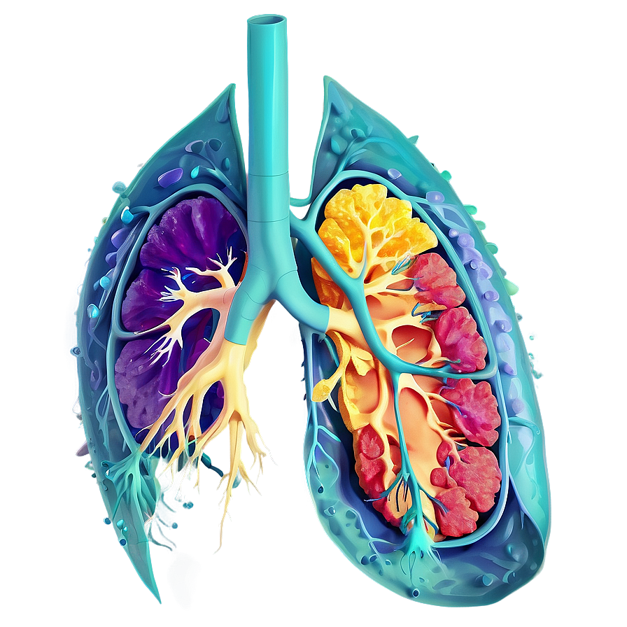 Lung Cells Respiratory PNG mxg PNG with transparent background