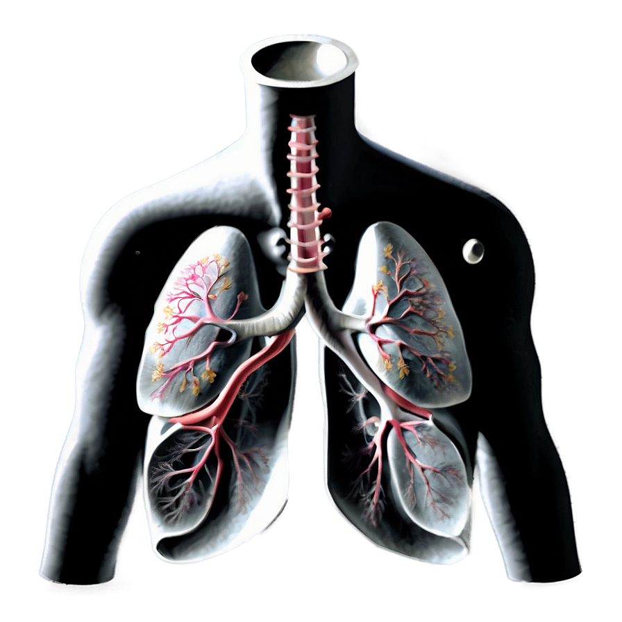 Lungs Anatomy Labelled Png Oni