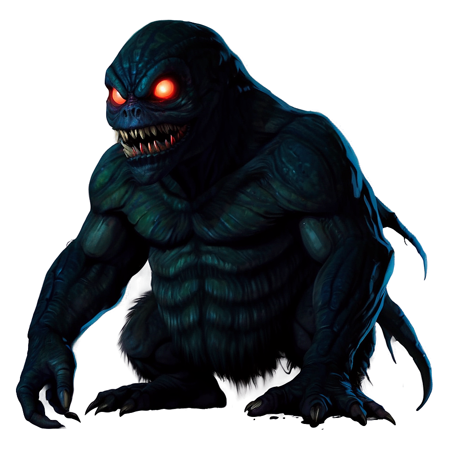 Lurking Shadow Monster Png 05232024