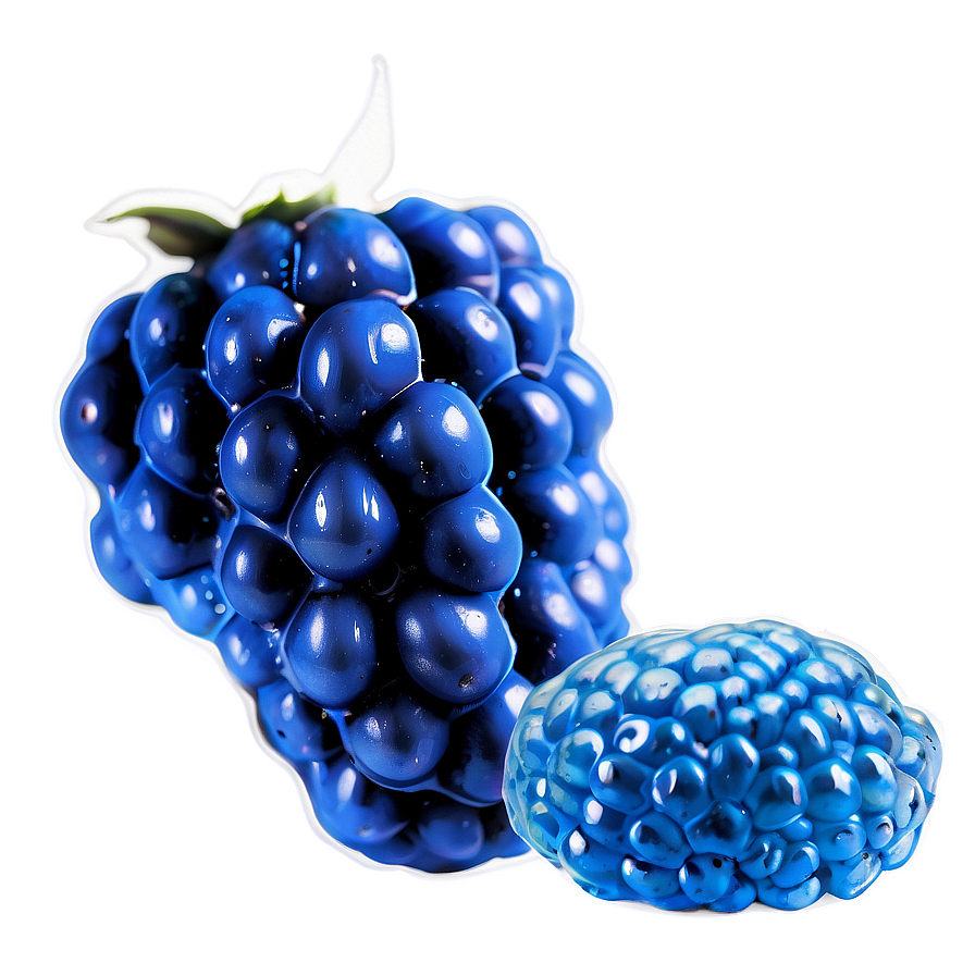Luscious Blue Raspberry PNG eeg98 PNG image with a transparent background, free high-resolution download