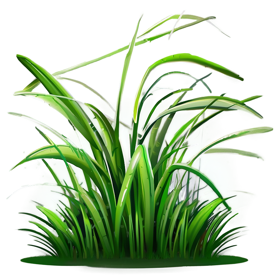 Lush Cartoon Grass Png Bwj56