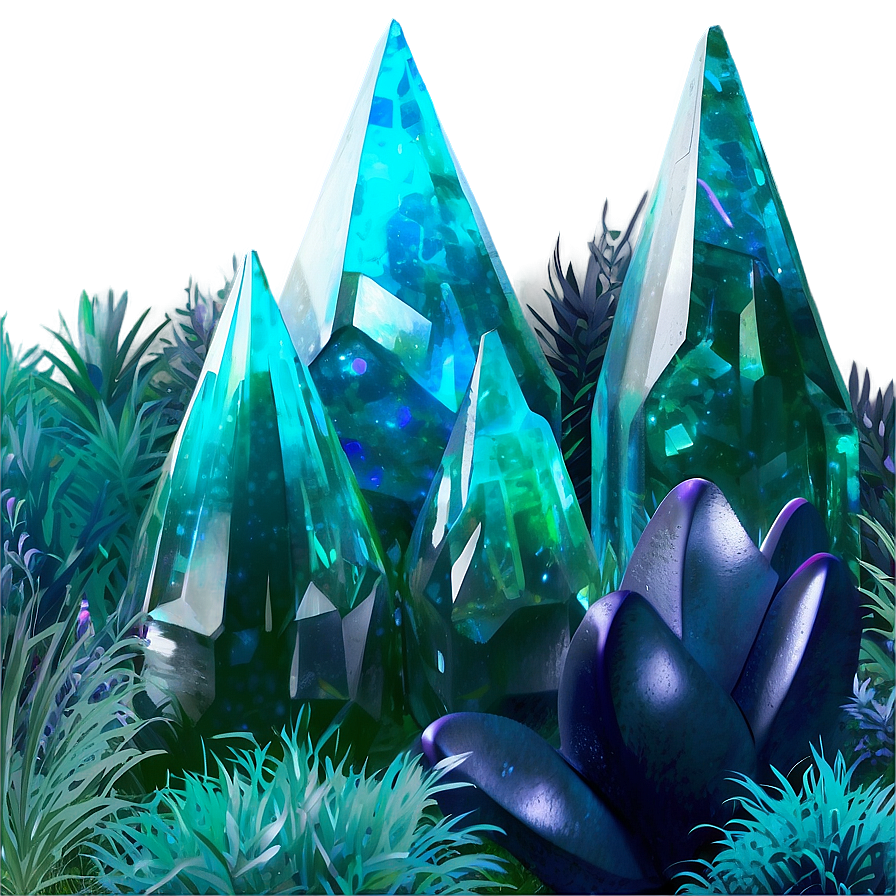 Lush Crystal Forest Png 16