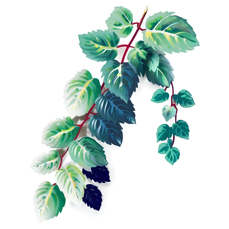 Lush Green Vine Illustration