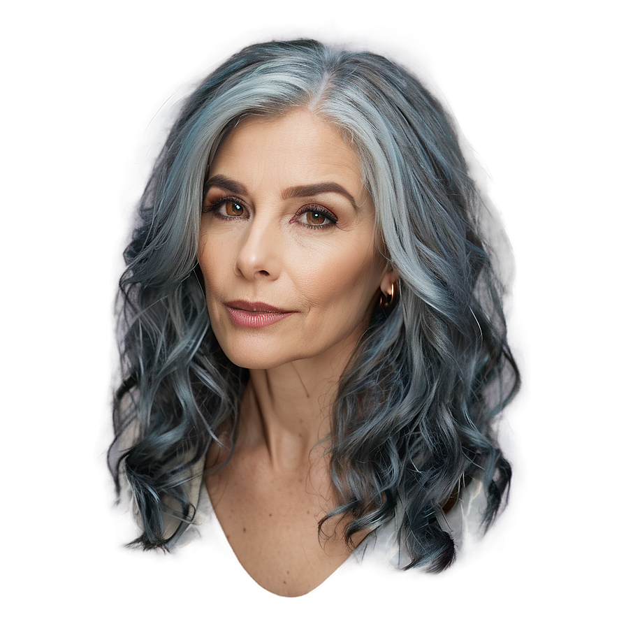 Lush Grey Hair Png 43